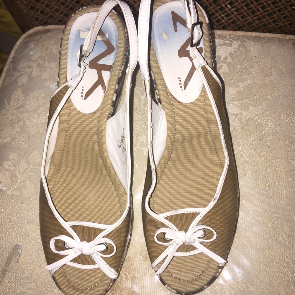 Anne Klein Open-Toe Pumps